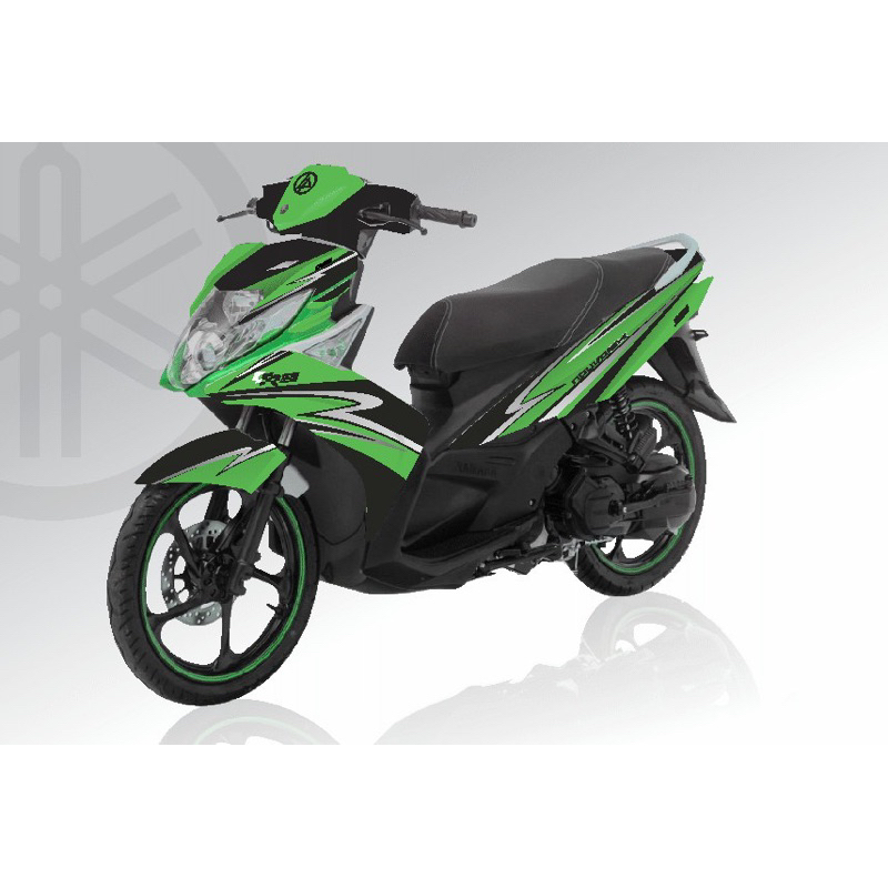 Gía sốc [D4B-Tem chuẩn xịn] Tem trùm xe NOUVO SX 5 GREEN MX-KING XANH LÁ