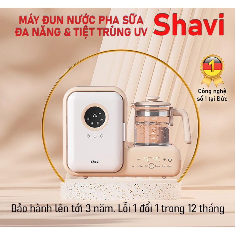 MÁY TIỆT TRÙNG UVC VÀ ĐUN NƯỚC ĐA NĂNG SHAVI 10IN1 BẢN NÂNG CẤP 10IN1
