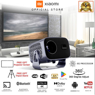 Máy chiếu 2024 Mới nhất Máy chiếu LED thông minh Android 11 với Tự động lấy nét WiFi 5G kép và Điện thoại gương