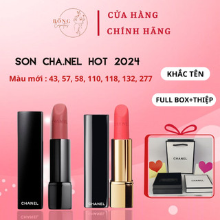 Son môi, Son thỏi Cha.nel - Rouge. Allure Velvet Extreme 3 dòng siêu hot, cực lì mềm môi,