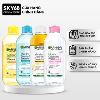 Nước Tẩy Trang Làm Sạch Sâu Garnier Micellar Cleansing Water 400ml