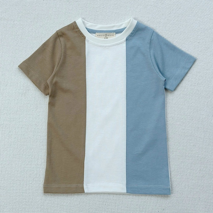 Colourblock T-shirt 24 macro & micro (Áo Phông Ngắn Tay Cổ Tròn Phối Màu)