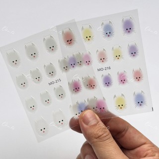 Sticker mẫu thỏ dán móng chuyên dùng làm nail mẫu mới
