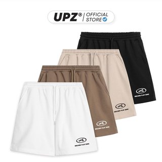 UPZ Quần Shorts Thun Nỉ Chân Cua Unisex Logo UPZ (4 Màu)