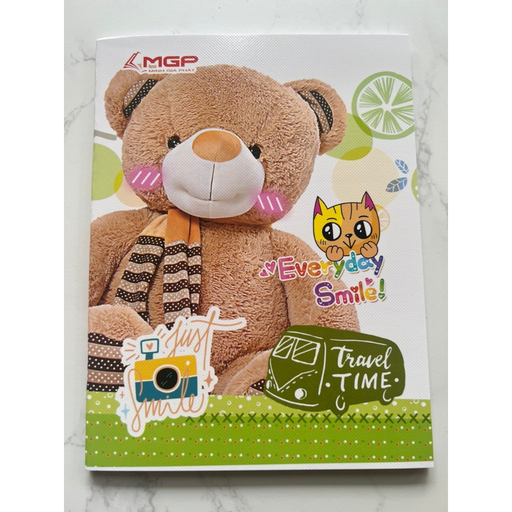 Tập Vở Gấu Teddy 96 200 Trang 158x205mm Dày 80  Minh Gia Phát - Camshop