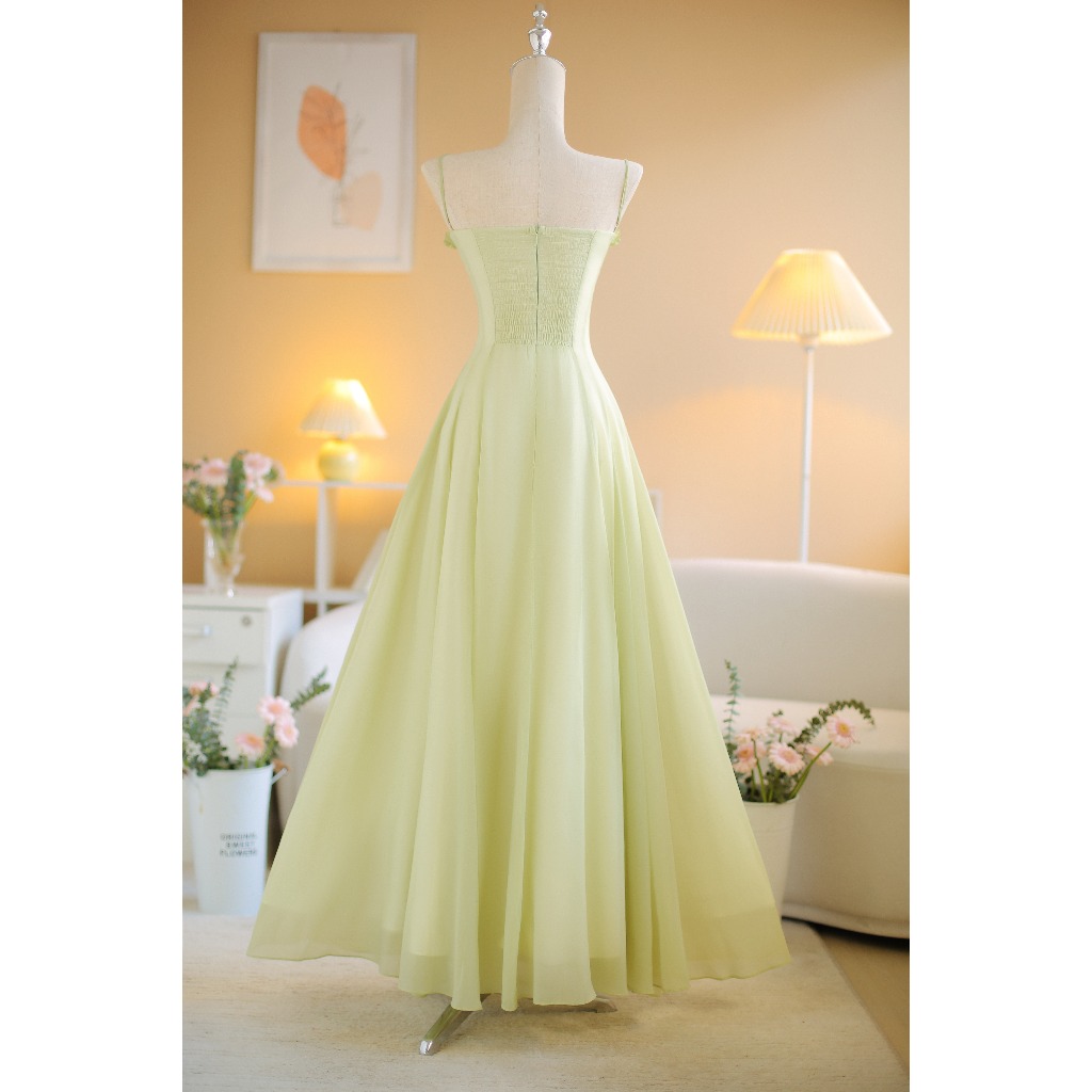 SÒ VINTAGE - MATCHA đầm maxi hai dây bún bèo | BigBuy360 - bigbuy360.vn