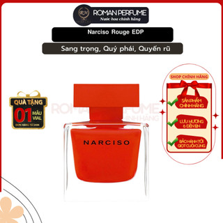 Nước hoa nữ 𝗡𝗮𝗿𝗰𝗶𝘀𝗼 𝗥𝗼𝘂𝗴𝗲 𝗘𝗗𝗣 roman official dạng chiết 10ml sang trọng