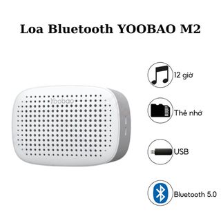 Loa Bluetooth 5.0 nghe usb, thẻ nhớ YOOBAO M2 có đèn pin nghe pháp, nghe đài FM Âm Thanh HIFI TRUE WIRELESS pin bền