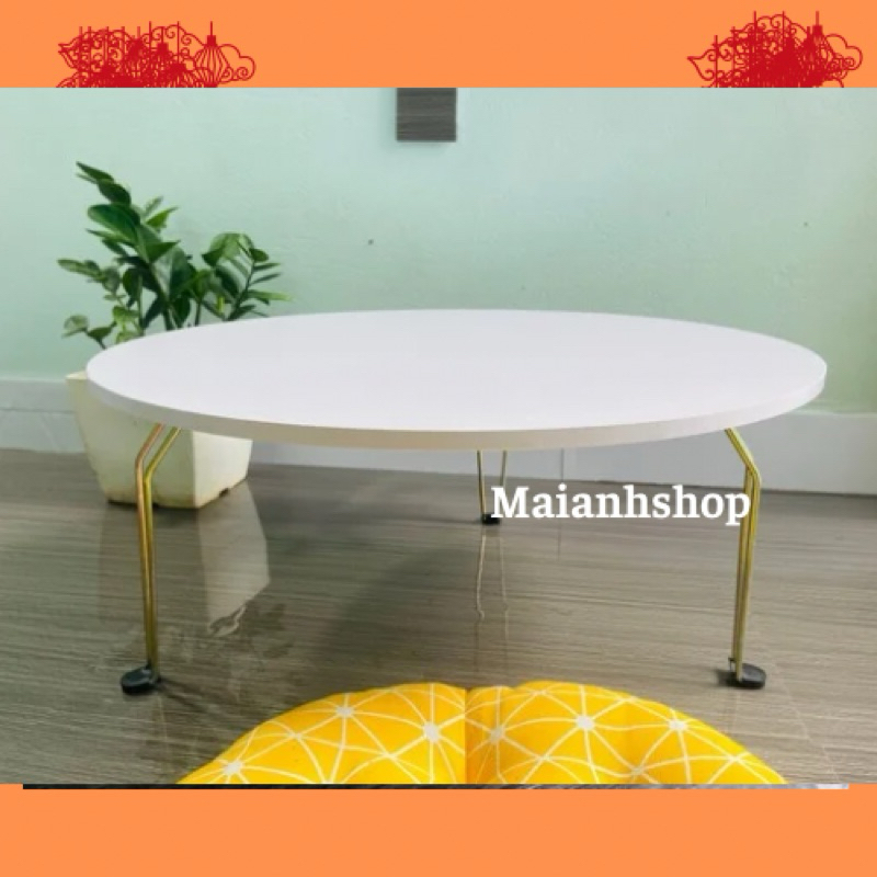 Bàn tròn đen ,vàng , trắng siêu đẹp | BigBuy360 - bigbuy360.vn