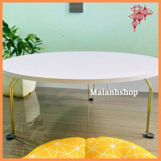 Bàn tròn đẹp kt đg kính 60cm chân gấp gọn cao 28 cm