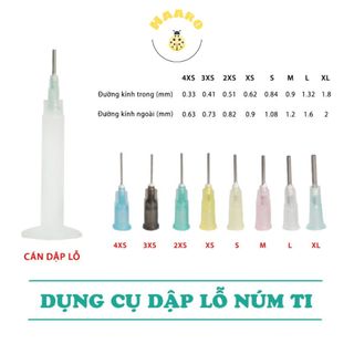 Dập lỗ núm ti có thể thay thế cho đục lỗ Farlin