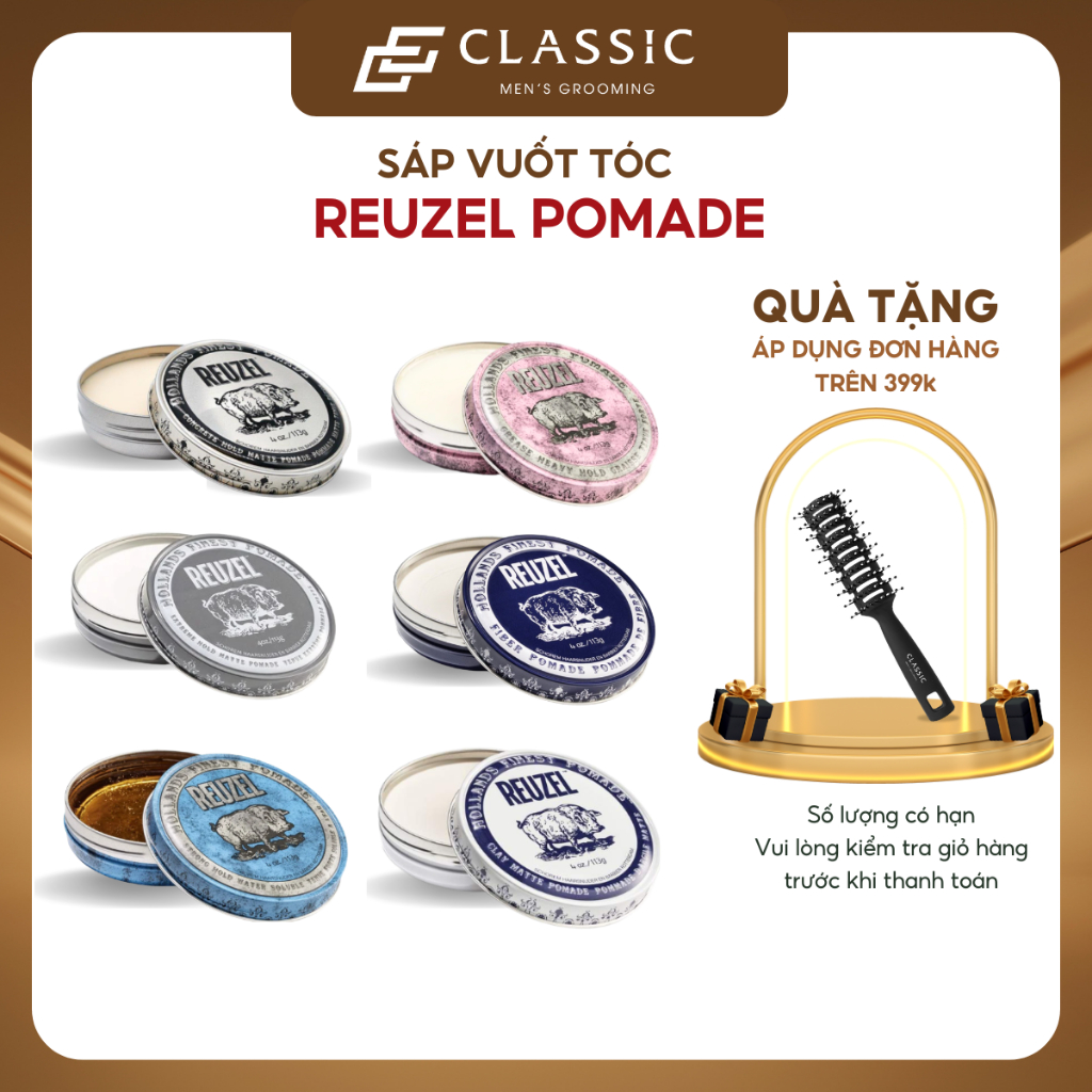 Bộ Sản Phẩm Reuzel Pomade