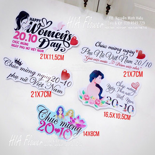 Hashtag , baner , sticker , thiệp , bảng giấy, toper chúc mừng 20/10 và 20/11 , valentine 14/2 , 8/3