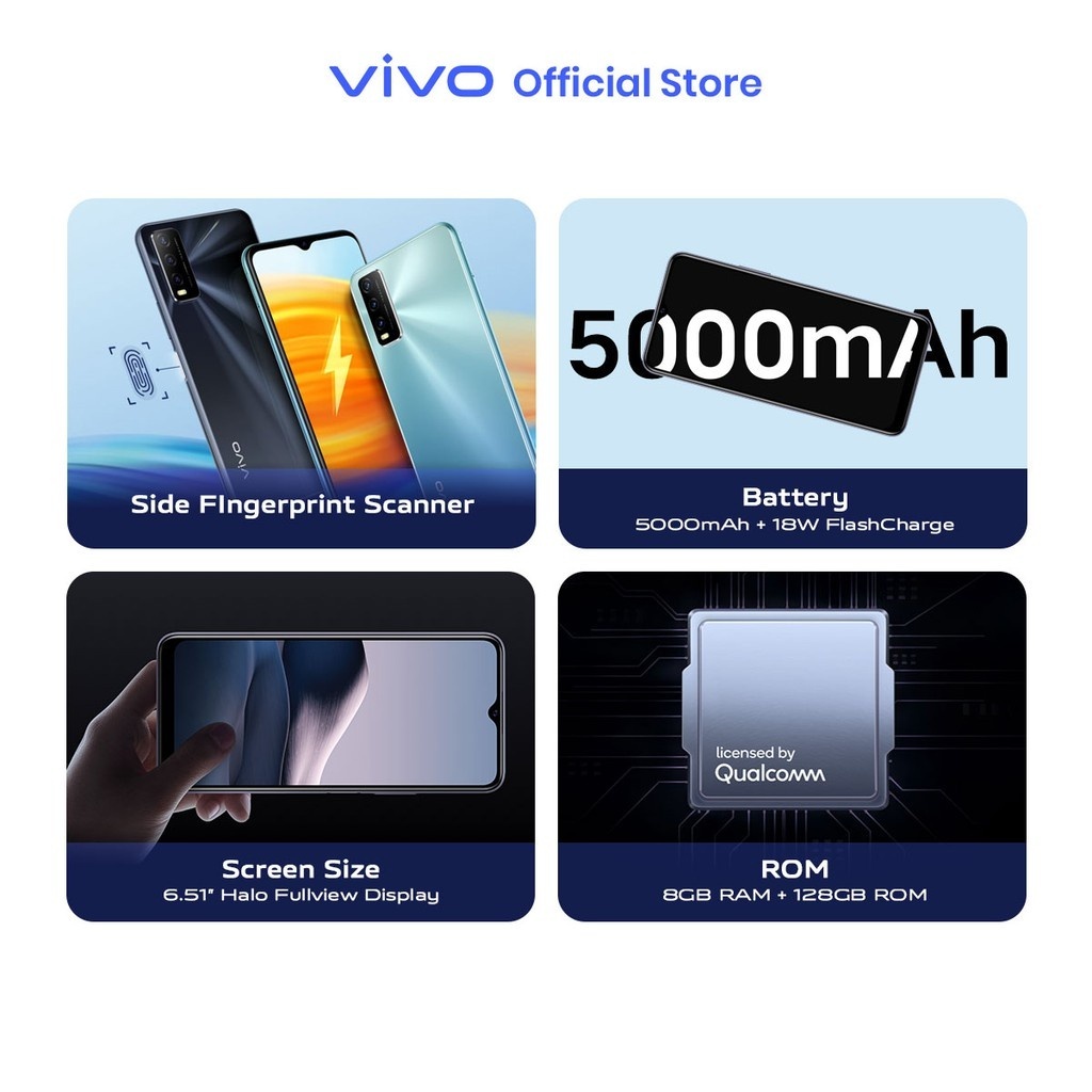 Điện Thoại Vivo Y20s 8GB/256GB - Hàng Chính Hãng | BigBuy360 - bigbuy360.vn