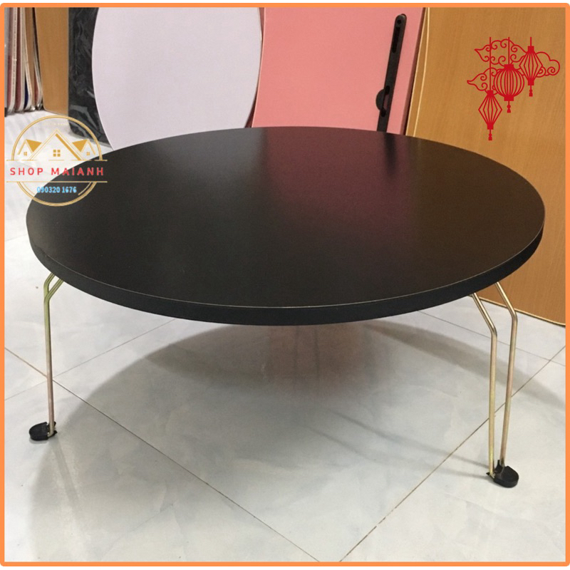 Bàn tròn đen ,vàng , trắng siêu đẹp