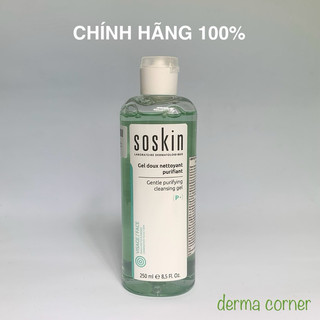 GEL RỬA MẶT DIỆT KHUẨN SOSKIN PURIFYING CLEANSING GEL 250ml
