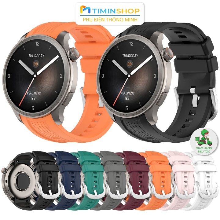 Dây cho Amazfit Balance/ Huawei Watch GT6/ GT7/ GT7 Pro 46mm - Silicone (DBA)