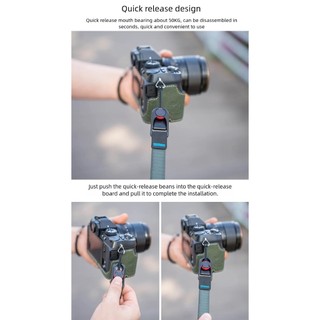 Dây máy ảnh đeo cổ tay hand strap quick release SHELV