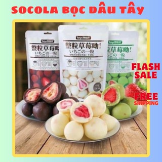 Socola Bọc Dâu Tây Sấy – Kẹo Socola Bọc Dâu Tây – Ăn Vặt Nội Địa Trung