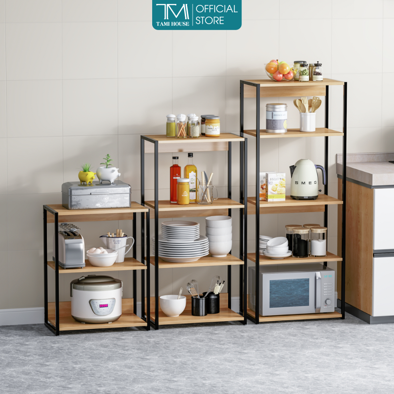Kệ đa năng nhà bếp khung sắt sơn tĩnh tiện thương hiệu TAMI - GM05