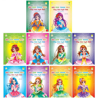 Sách dán hình trang phục công chúa tuyệt đỉnh - sticker bóc dán cho bé gái - lẻ tuỳ chọn - đinh tị