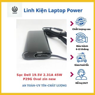 Sạc Dell 19.5V 2.31A 45W  XPS 11 12 13 L321X P29G Oval zin new Chính hãng