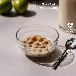 Bát chấm thủy tinh size nhỏ - Chén chấm thủy tinh đựng gia vị, nước sốt, ngũ cốc - Thùy tinh cao cấp - Vỡ 1 đổi 1