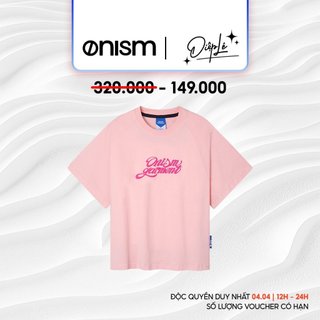 Áo thun unisex boxy Basic Onism màu hồng baby - Onism basic tee