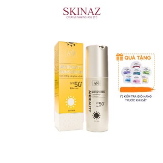 Kem Chống Nắng nâng tone Lâu Trôi Tâm An Làm Sáng Da mịn tự nhiên An pro SPF50+ PA++++ 50ML