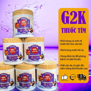 Thuốc Tím cho cá Vàng, cá Koi, chép sư tử,...200gr khử khuẩn