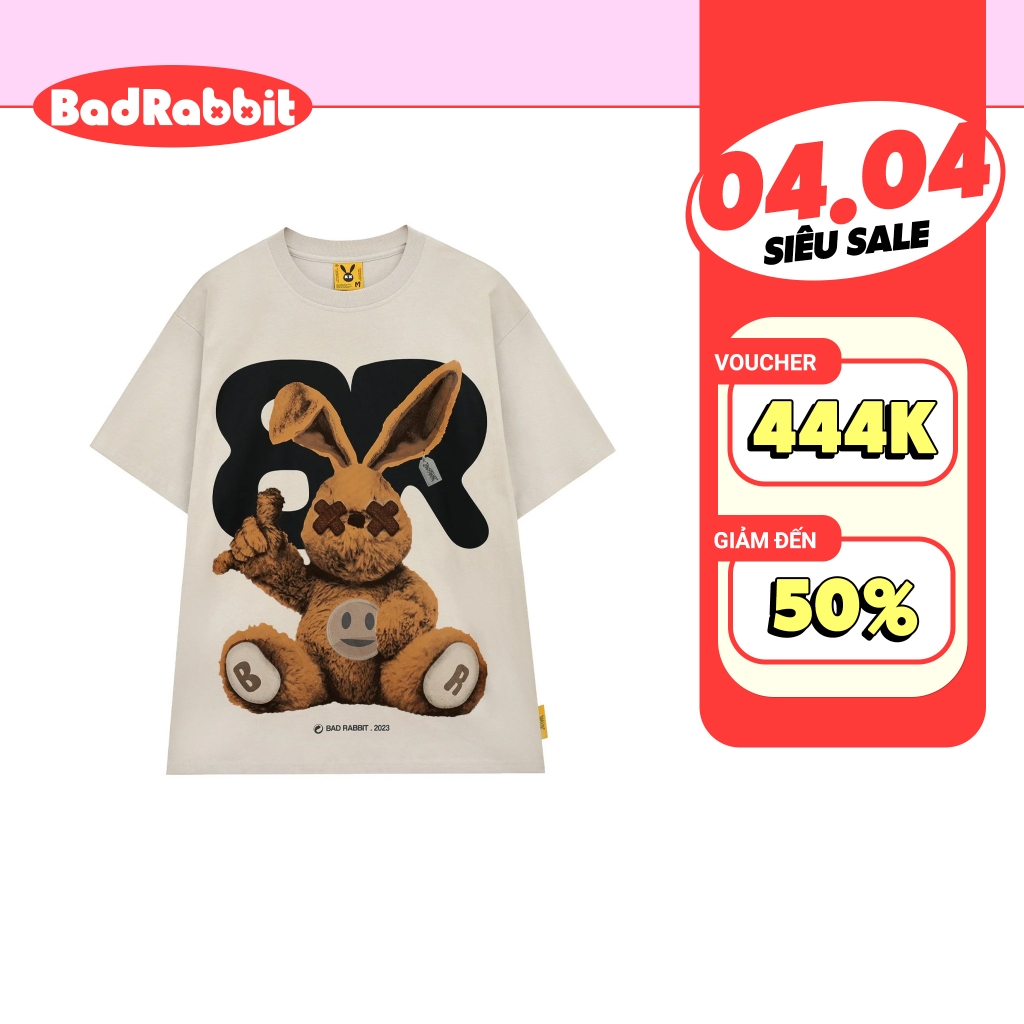 Áo Thun Unisex Bad Rabbit- Sand Rabbit Player Tee - Local Brand Chính Hãng