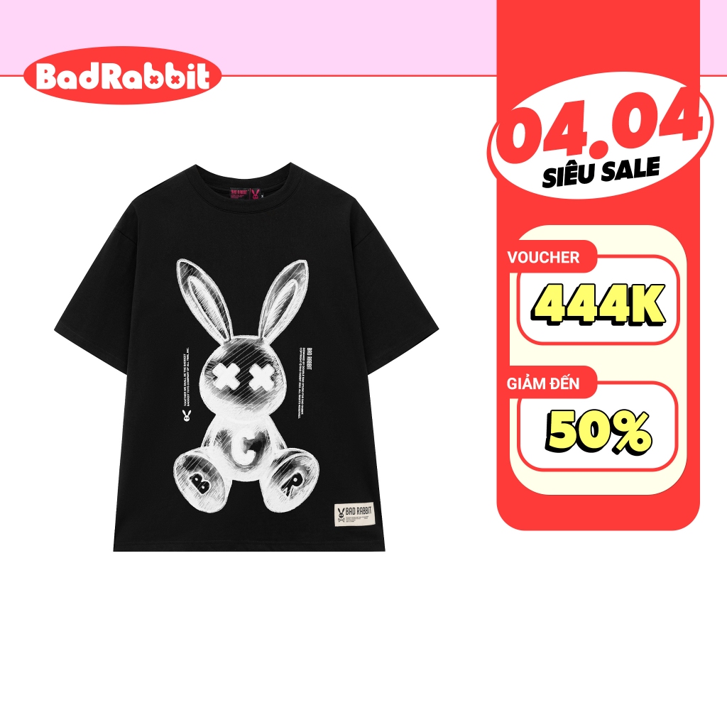 Áo Thun Unisex Bad Rabbit RABBIT 3D TEE 100% Cotton - Local Brand Chính Hãng