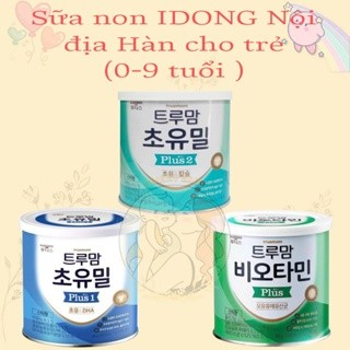 Date 1/26 sữa non idong 1,2 & men hàn quốc mẫu mới cho bé từ 0-9 tuổi