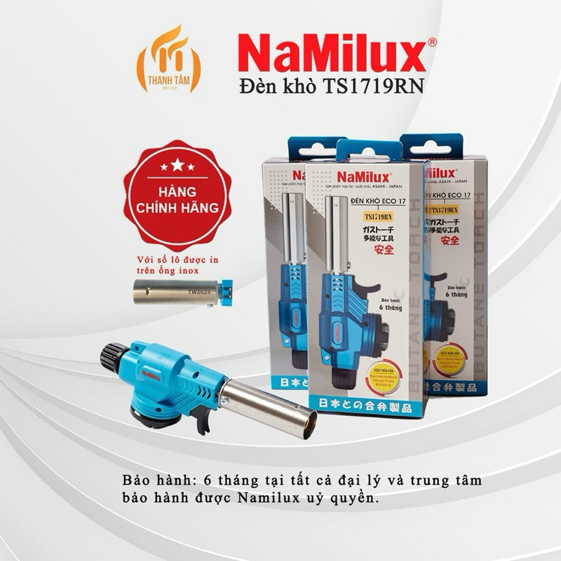 KHÒ GA CHÍNH HÃNG NAMILUX ( Bảo hành 6 Tháng)