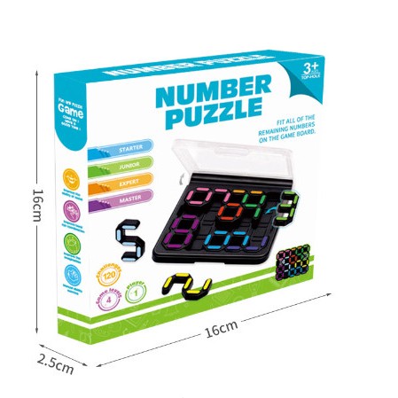 HÀNG CÓ SẴN - Đồ chơi trí tuệ_Thử thách trí não_ Number Puzzle Xếp Hình 120 Màn - Đấu trí - Thi đấu