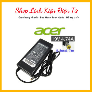 Sạc laptop acer 90w 19v4.74a đầu cắm 5.5 x 1.7mm cho dòng máy acer aspire, travelmate, extensa, gateway, emachines