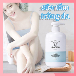 Sữa tắm sữa dê làm trắng da 800ml dưỡng ẩm làn da lưu hương lâu mềm mịn toàn thân KORELA STD01