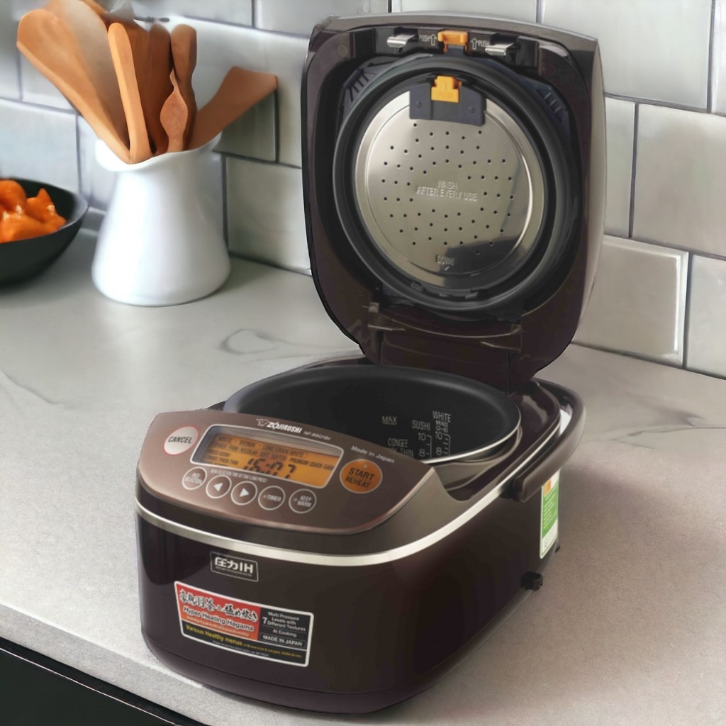 NỒI CƠM ĐIỆN ÁP SUẤT CAO TẦN ĐIỆN TỬ ZOJIRUSHI NP-BSQ18V 1,8 lít nhập khẩu Nhật Bản