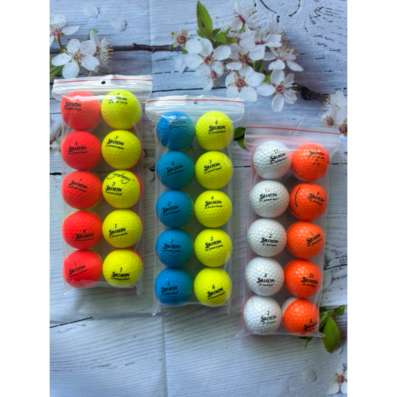 10 Bóng Golf Srixon 2 màu mới 85-90%