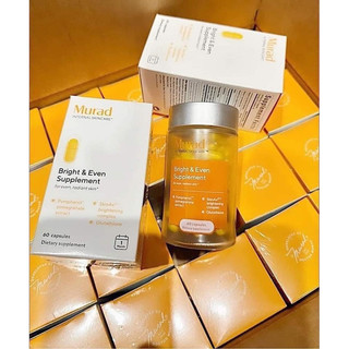 Viên uống chống nắng, sáng da Murad Bright & Even Supplement 60 viên