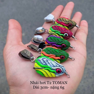Nhái hơi mini T2 TOMAN chuẩn thái lan đi nổi trang bị 2 thìa xoay