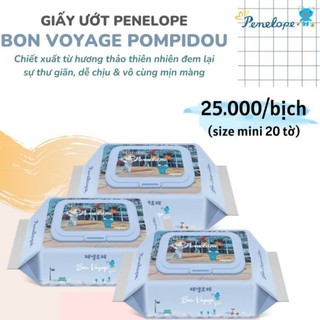Giấy ướt, khăn ướt cao cấp Penelope Hàn quốc cho bé từ sơ sinh