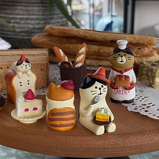 Mô Hình Tượng Mèo Mini Chặn Giấy/ Trưng Bày Trang Trí Cực Đáng Yêu