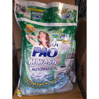 Bột giặt pao 9kg m-wash lion automatic thái lan
