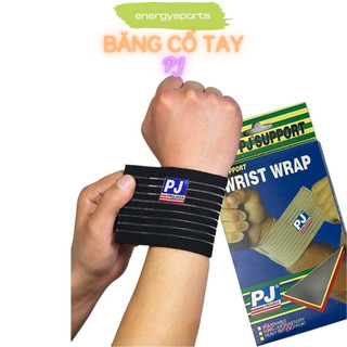 Băng cổ tay PJ 633  loại 1 - Băng cuốn cổ tay hỗ trợ tập luyên thể thao (01 chiếc)