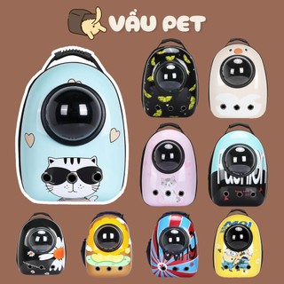 Balo Phi Hành Gia Vận Chuyển Chó Mèo Nhiều Hình Ngộ Nghĩnh - Balo Chó Mèo Thú Cưng Vẩu Pet
