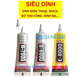 Keo dán b7000 b6000 t7000 e8000 t8000 t9000 50ml 110ml siêu chắc dùng ráp đồ chơi cho bé