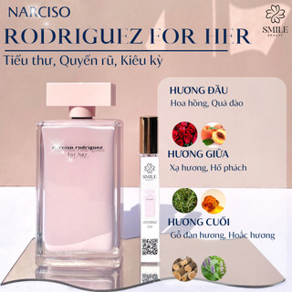 Nước hoa N.a.r nữ các loại 10ml (mẫu thử)