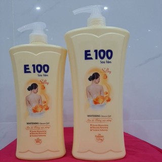 SỮA TẮM E100 SILKY vàng 1,2kg và 800g