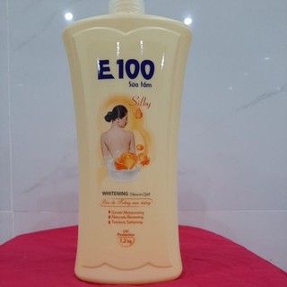 SỮA TẮM E100 SILKY vàng 1,2kg và 800g